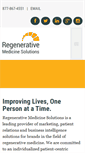Mobile Screenshot of myregenmed.com